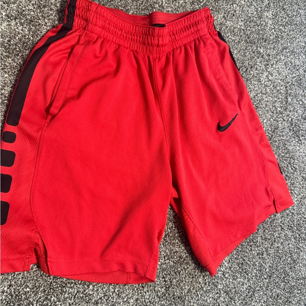 Nike Dri-FIT Red Sports Shorts